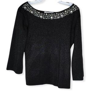 Sara & Lily Embellished Sweater